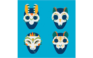 Carnival Masks Illustration