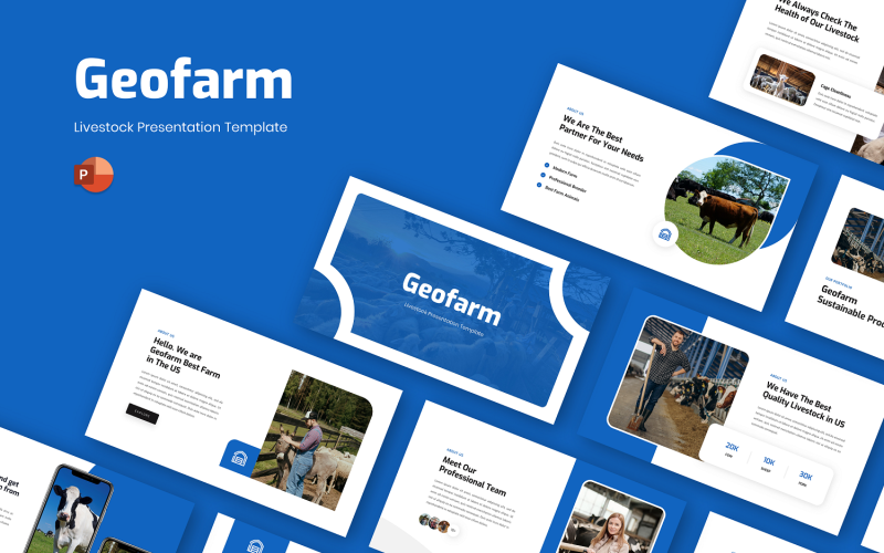 Geofarm - Farm & Livestock Powerpoint Presentation PowerPoint Template