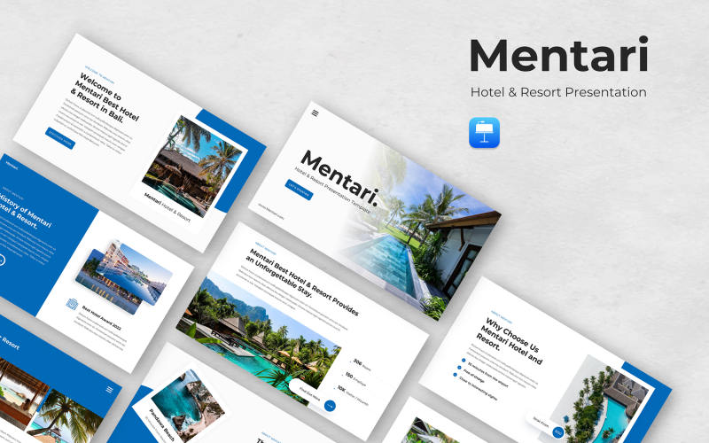 Mentari - Hotel & Resort Keynote Presentation Keynote Template