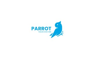 Parrot Simple Logo Template