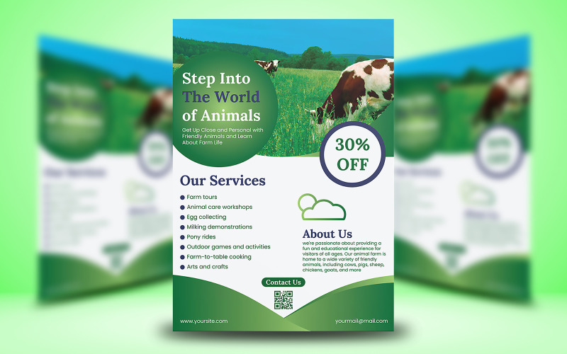 Animal Farm Flyer Template 1 Corporate Identity