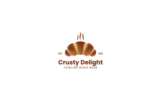 Croissant Gradient Logo Style