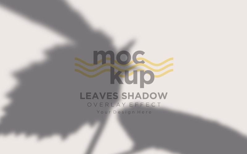 Leaves Shadow Overlay Effect Mockup 481 Product Mockup