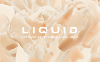 Soft Cream Liquid Background