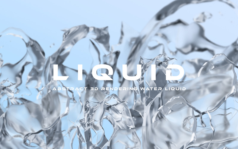 Water Liquid 3D Background