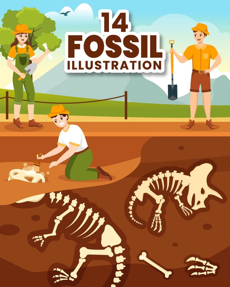 Kit Graphique #318514 Dinosaurs Skeletons Divers Modles Web - Logo template Preview
