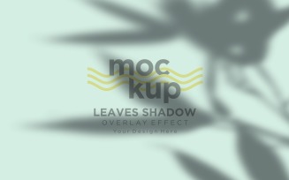 Leaves Shadow Overlay Effect Mockup 486