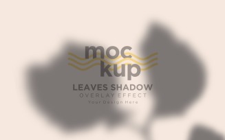 Leaves Shadow Overlay Effect Mockup 490