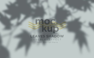 Leaves Shadow Overlay Effect Mockup 494