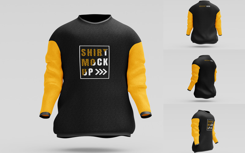 3D Custom Shirt Mockup Template Product Mockup