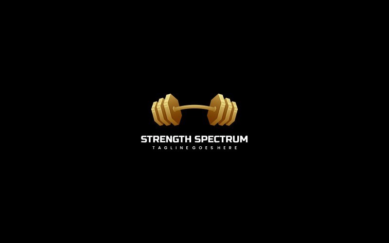 Weightlifting Gradient Logo 2 Logo Template