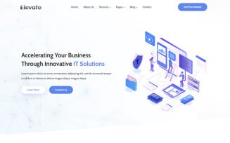 Elevate - IT Solutions & Business Services Website Template
