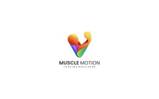 Muscle Motion Gradient Logo