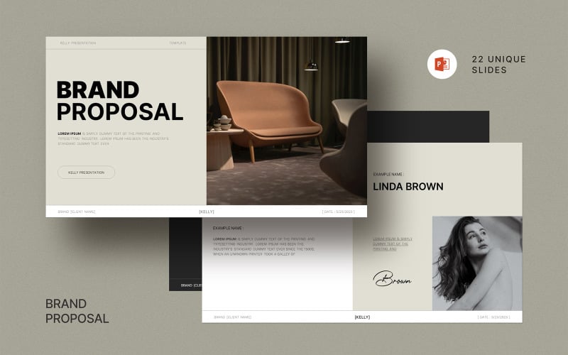 Brand Proposal Template Powerpoint PowerPoint Template