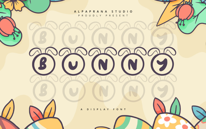 Bunny - Cute Display Font