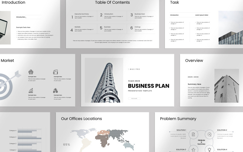 Business Plan Powerpoint Presentation PowerPoint Template