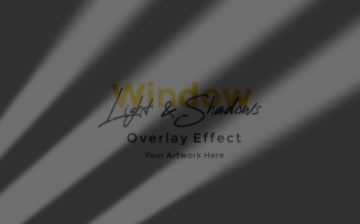 Window Sunlight Shadow Overlay Effect Mockup 12