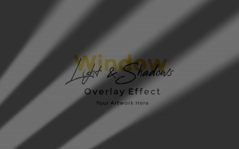 Window Sunlight Shadow Overlay Effect Mockup 12 Product Mockup