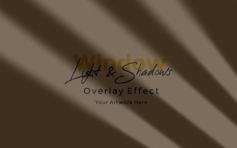 Window Sunlight Shadow Overlay Effect Mockup 13 Product Mockup
