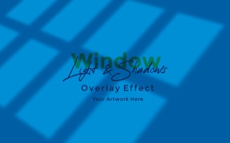 Window Sunlight Shadow Overlay Effect Mockup 15