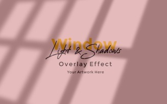 Window Sunlight Shadow Overlay Effect Mockup 19
