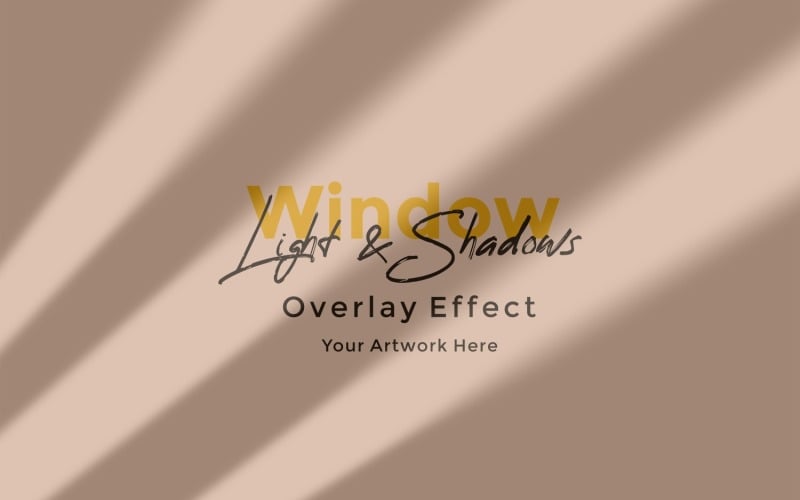 Window Sunlight Shadow Overlay Effect Mockup 1 Product Mockup
