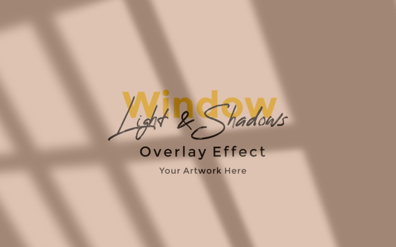 Window Sunlight Shadow Overlay Effect Mockup 20 Product Mockup