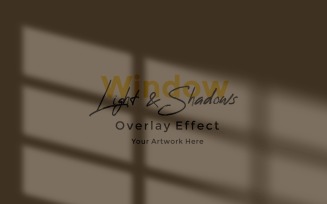 Window Sunlight Shadow Overlay Effect Mockup 23