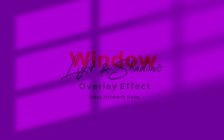 Window Sunlight Shadow Overlay Effect Mockup 26