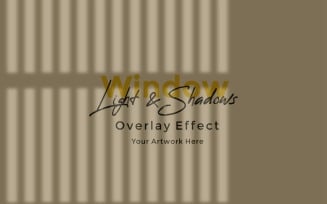 Window Sunlight Shadow Overlay Effect Mockup 27