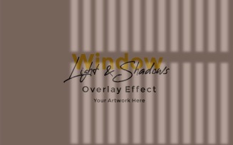 Window Sunlight Shadow Overlay Effect Mockup 28