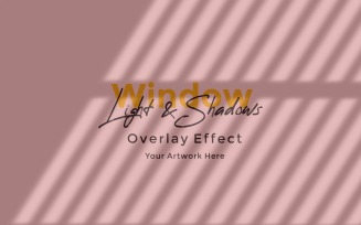 Window Sunlight Shadow Overlay Effect Mockup 29