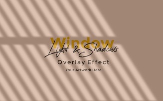 Window Sunlight Shadow Overlay Effect Mockup 30