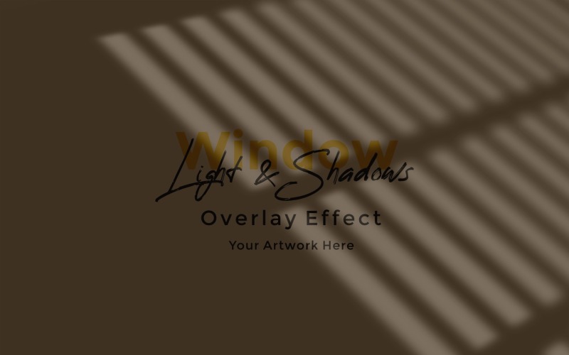 Window Sunlight Shadow Overlay Effect Mockup 33 Product Mockup