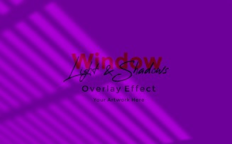 Window Sunlight Shadow Overlay Effect Mockup 36