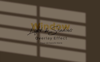 Window Sunlight Shadow Overlay Effect Mockup 43