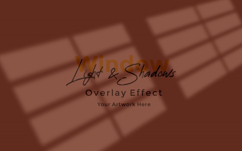 Window Sunlight Shadow Overlay Effect Mockup 51 Product Mockup