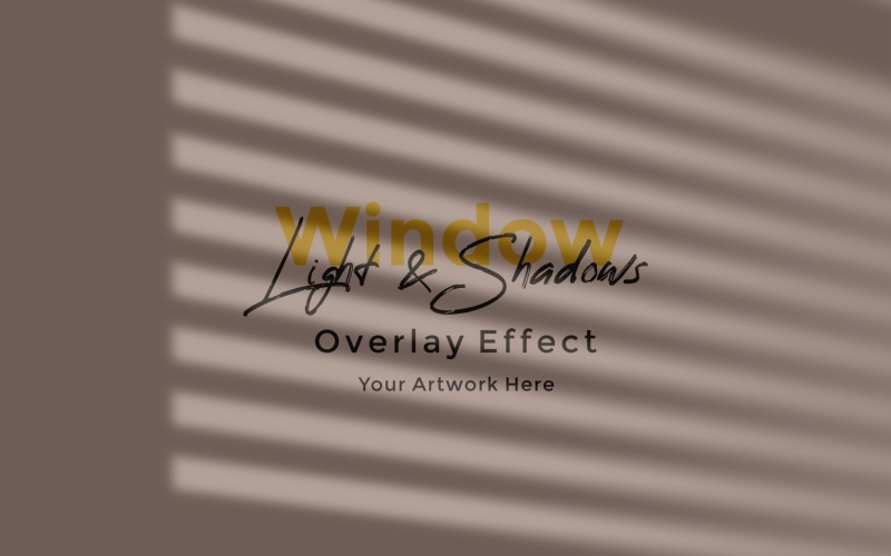 Window Sunlight Shadow Overlay Effect Mockup 58 Product Mockup