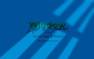 Window Sunlight Shadow Overlay Effect Mockup 5