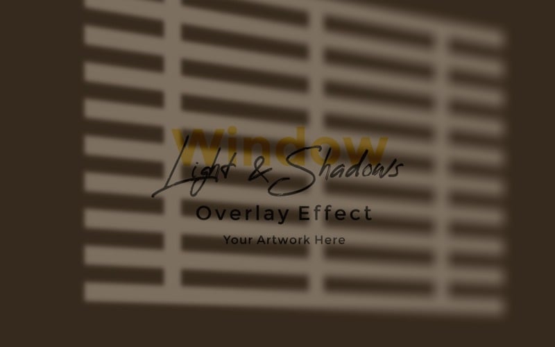 Window Sunlight Shadow Overlay Effect Mockup 63 Product Mockup