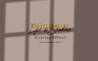 Window Sunlight Shadow Overlay Effect Mockup 68