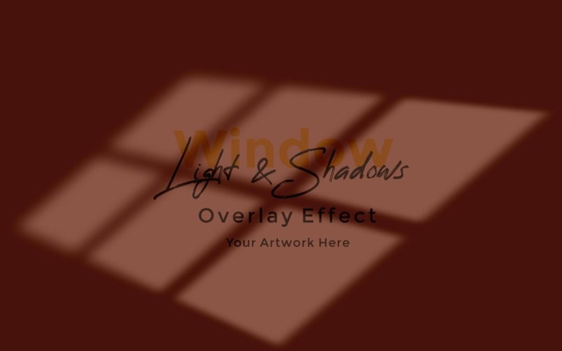 Window Sunlight Shadow Overlay Effect Mockup 71 Product Mockup