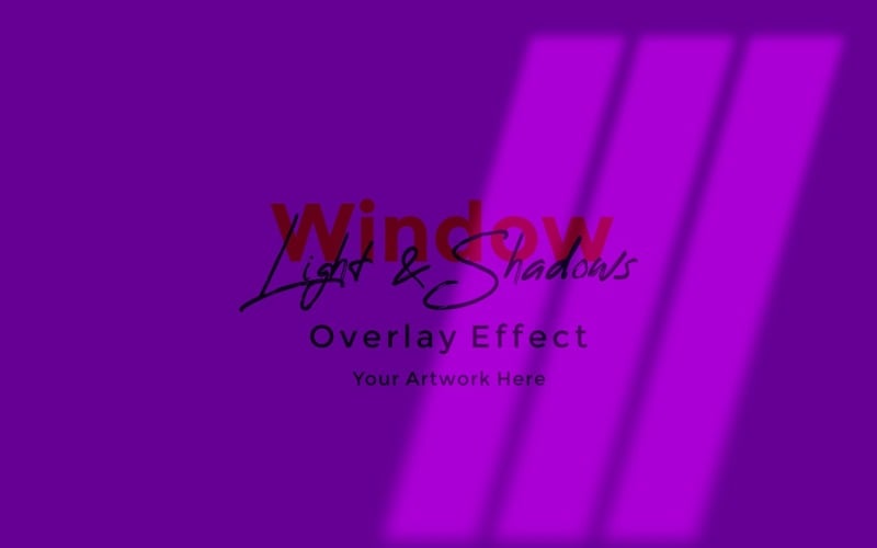 Window Sunlight Shadow Overlay Effect Mockup 76 Product Mockup