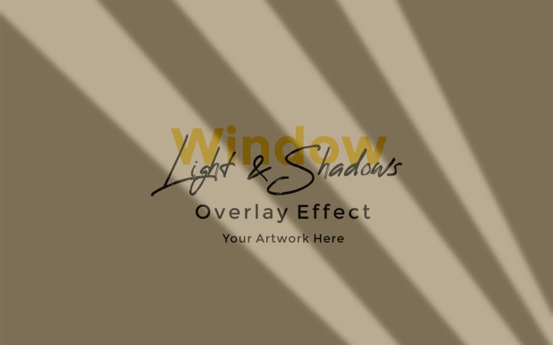 Window Sunlight Shadow Overlay Effect Mockup 7 Product Mockup