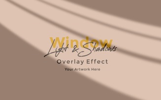 Window Sunlight Shadow Overlay Effect Mockup 80