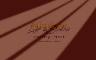 Window Sunlight Shadow Overlay Effect Mockup 81