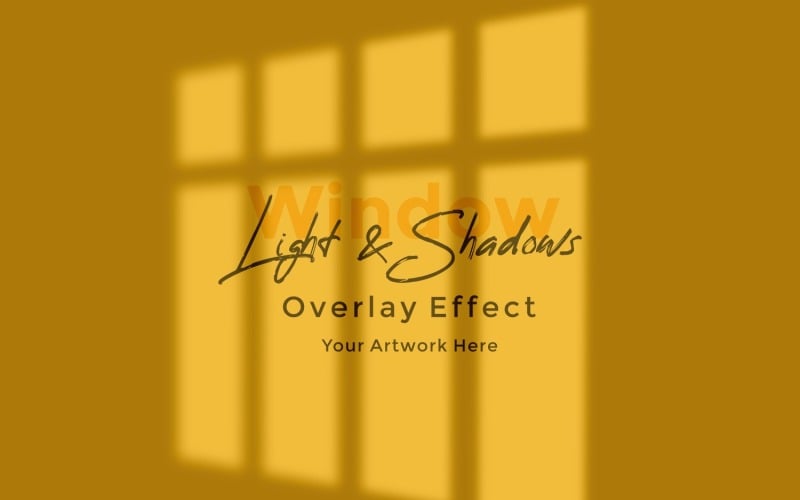 Window Sunlight Shadow Overlay Effect Mockup 84 Product Mockup