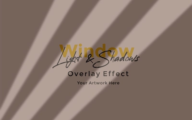 Window Sunlight Shadow Overlay Effect Mockup 8 Product Mockup