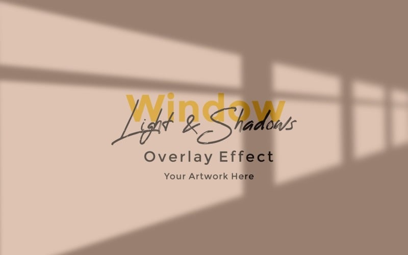 Window Sunlight Shadow Overlay Effect Mockup 90 Product Mockup