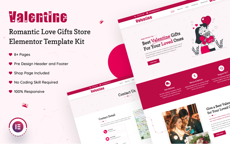 Kit Graphique #319167 Valentine Romantique Divers Modles Web - Logo template Preview